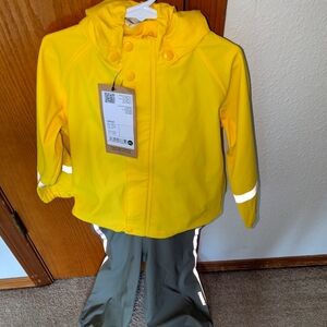 NWT Reima rain suit and jacket